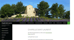 Desktop Screenshot of chapellestlaurent.com